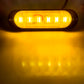 Code 4 LED 4″ Flat Surface Mount Amber work light, sold in pairs