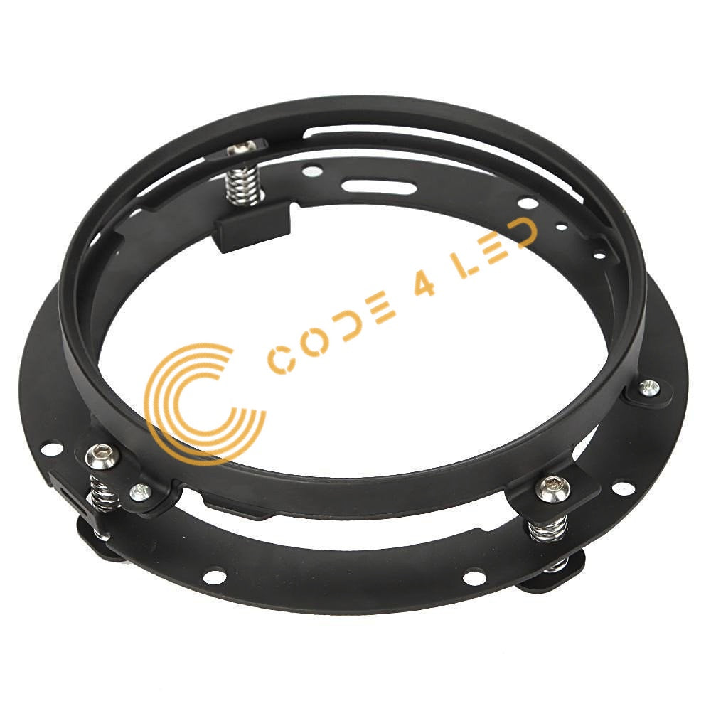 Code 4 LED 7″ Round Black Headlight Bracket