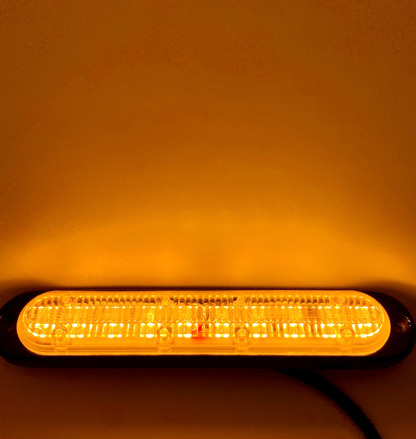 Code 4 LED 6″ Flat Surface Mount amber work light, sold in pairs