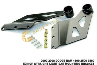 2002-2008 Dodge Pickup 50″ Straight Light Bar Bracket