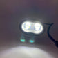 Code 4 LED 4″ 30 Watt oval WHITE pod light, sold in pairs