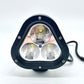 Code 4 LED 45w Triangle White Pod Light in Combo pattern, sold individually