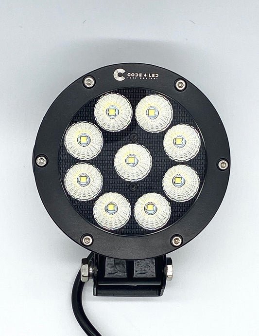Code 4 LED 5″ 45 Watt round flood light, sold individually