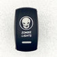 Code 4 LED 5 pin Rocker Switch with Zombie Logo/sold individually
