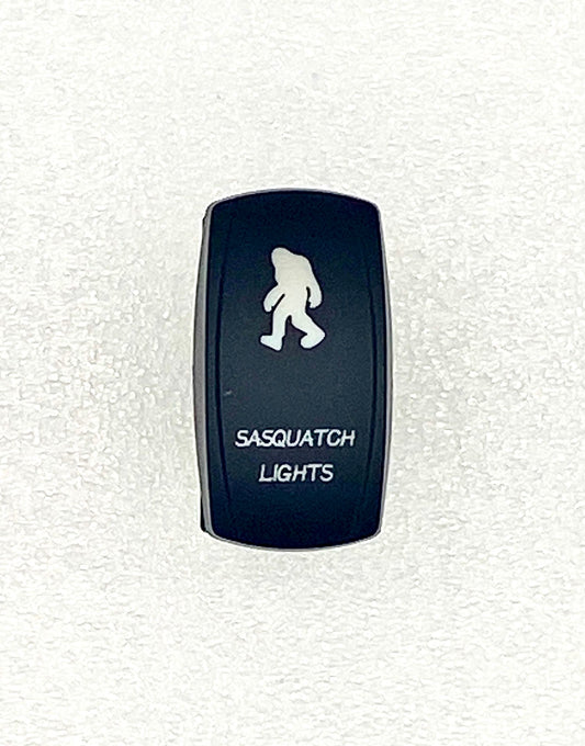 Code 4 LED 5 pin Rocker Switch with Sasquatch Logo/sold individually