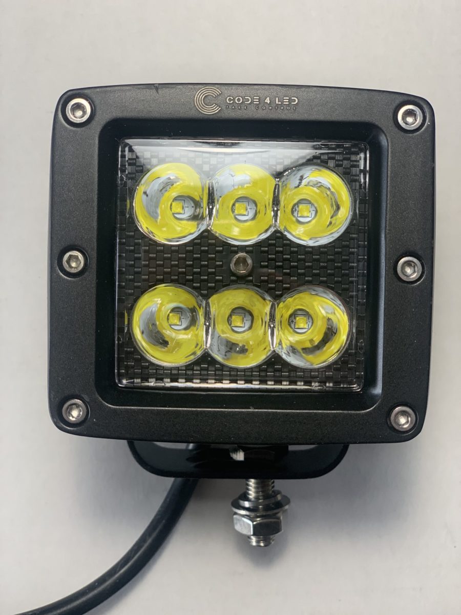 Code 4 LED 3″ 30 Watt LED Pod Light Driving Pattern, sold individually