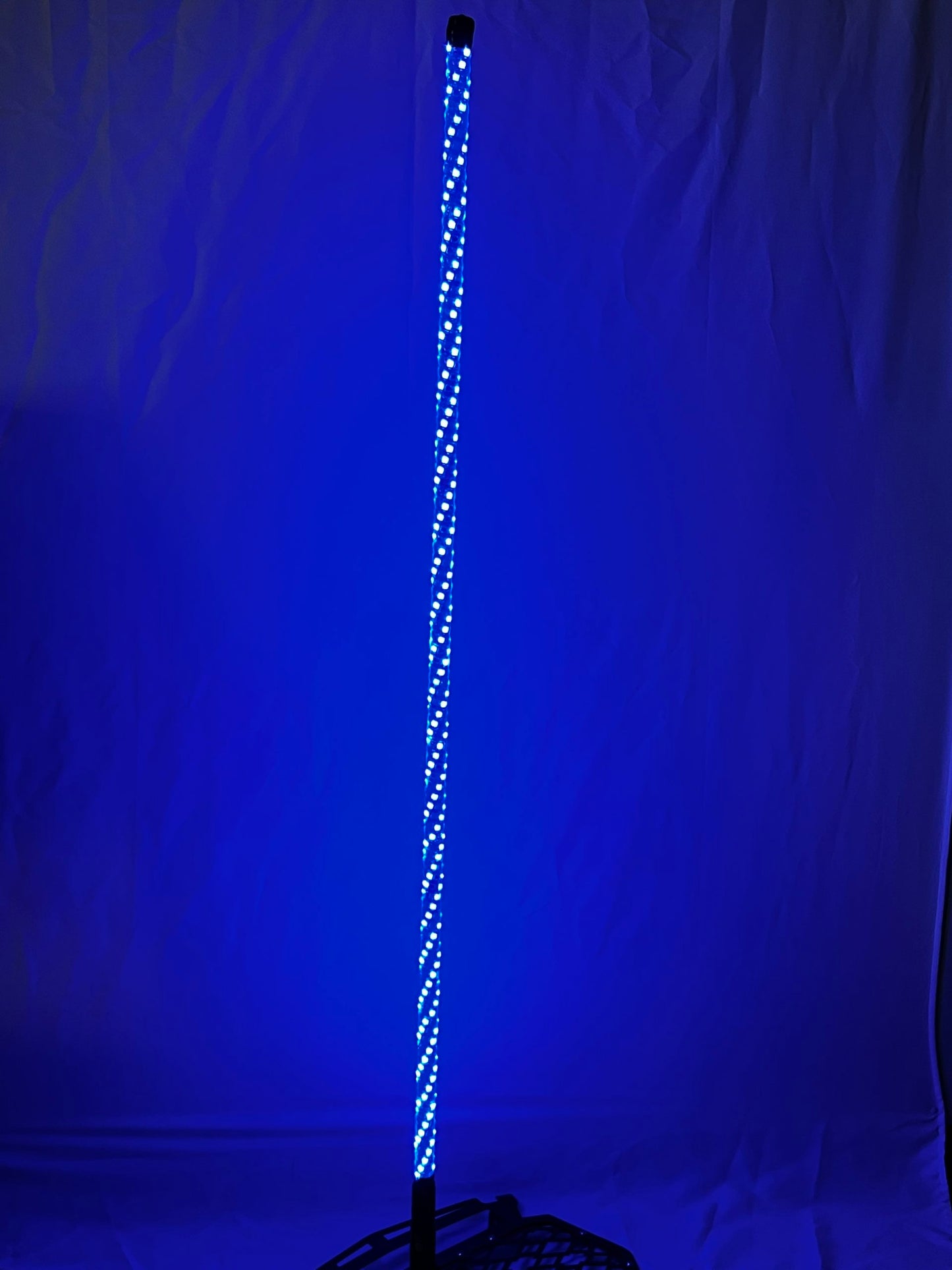 Code 4 LED 5ft RGBW Light whip with remote control and quick disconnect