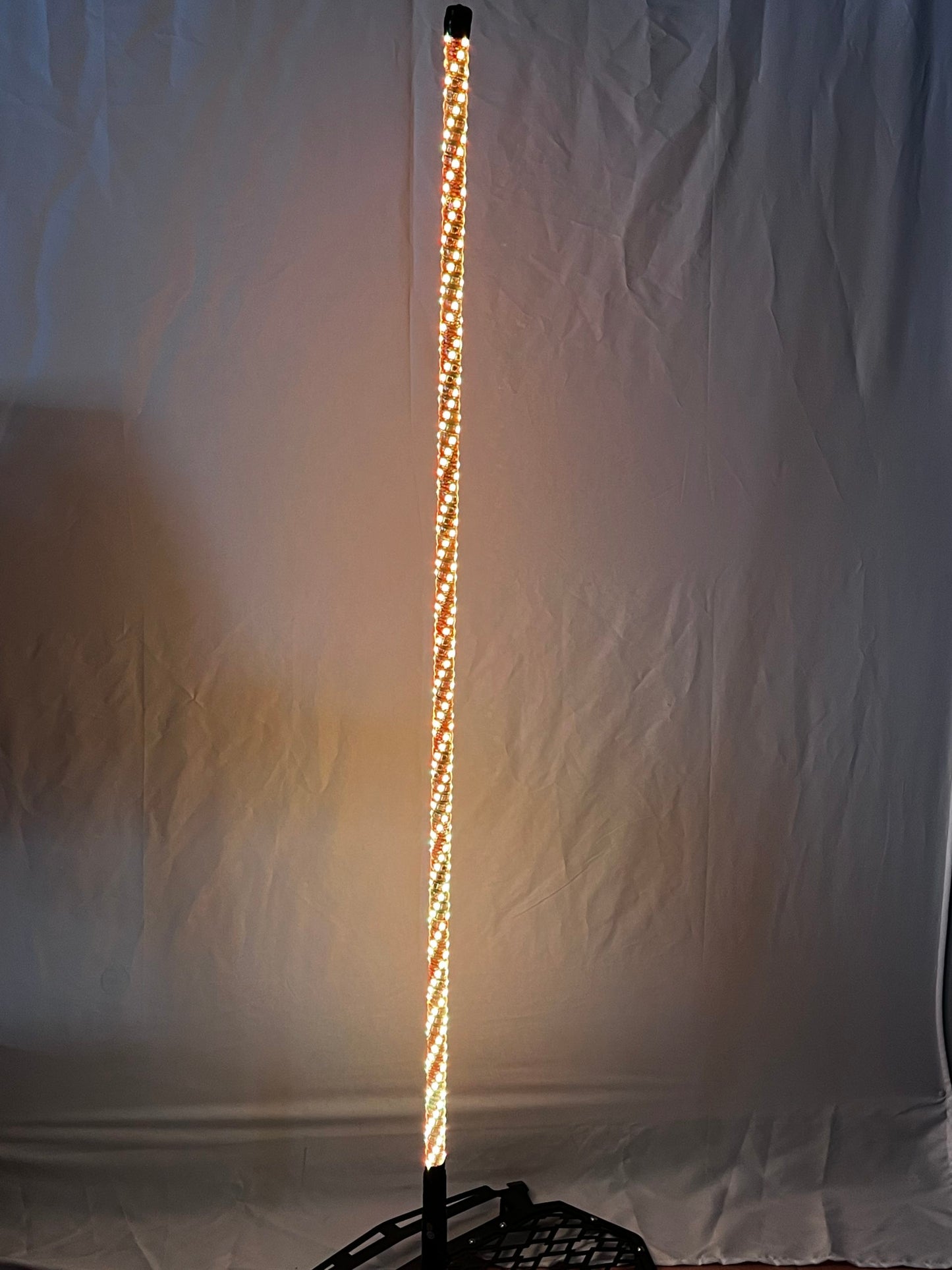 Code 4 LED 3ft RGBW Light whip with remote control and quick disconnect