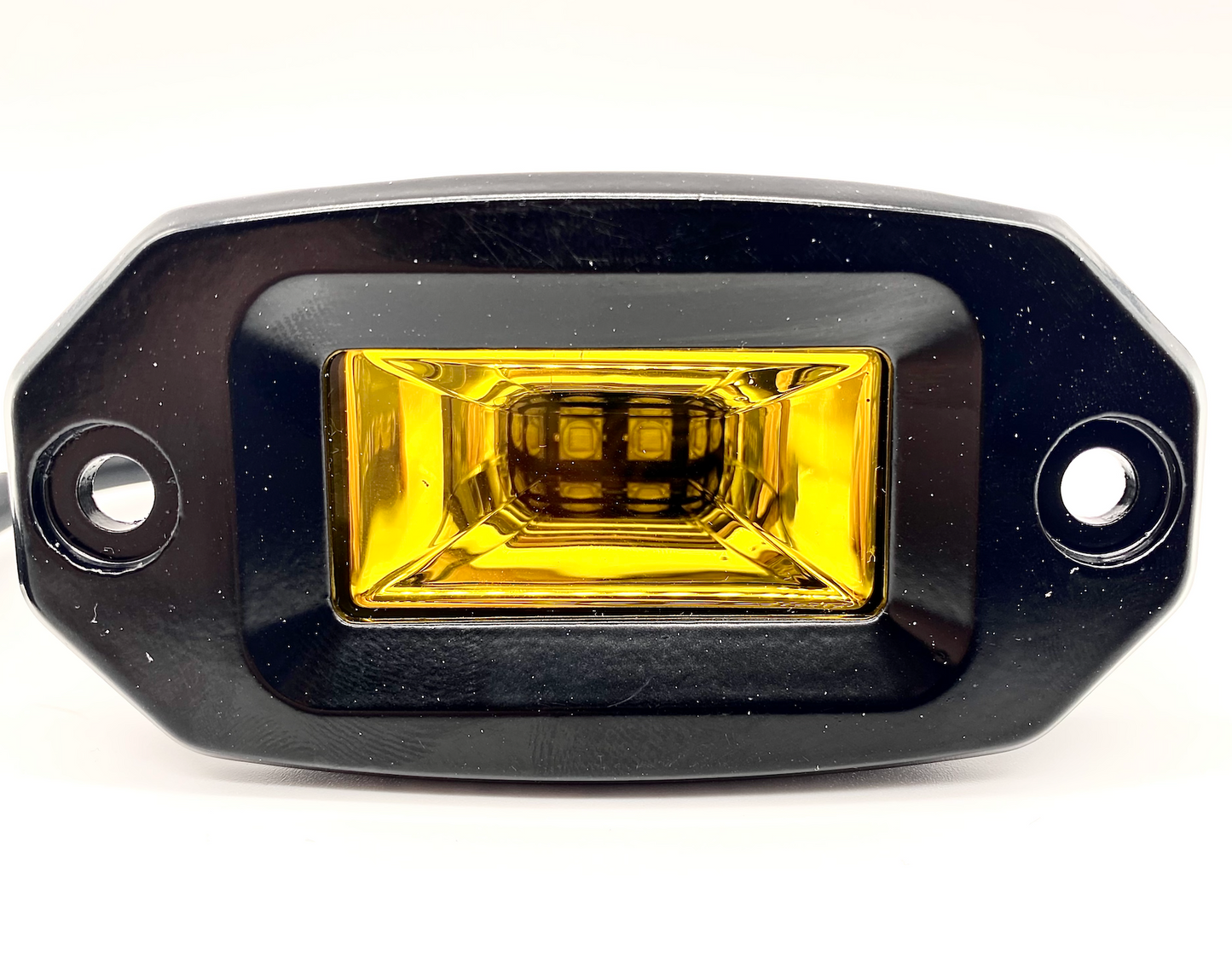 Code 4 LED 2″ 20 Watt Amber led light in Scene Pattern Flush Mount, sold individually