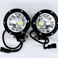 Code 4 LED 4″ 60 Watt round Spot Light, sold in pairs