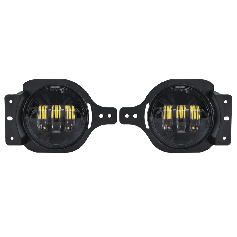Code 4 LED 4″ 30 Watt OEM Jeep Wrangler Jl Fog Lights, sold in pairs