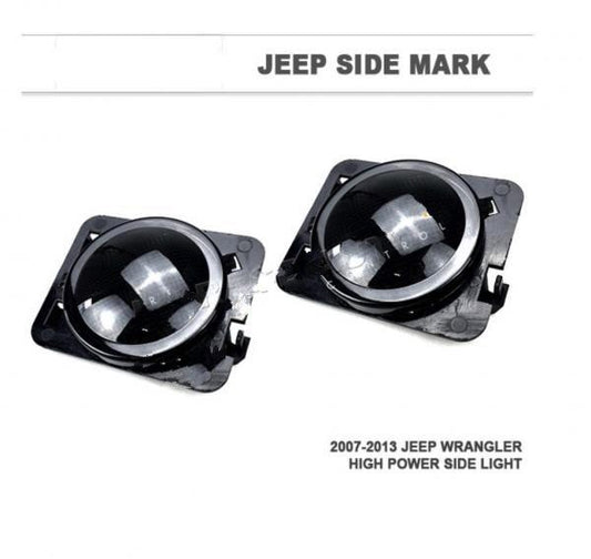 Code 4 LED Jeep Wrangler JK Side Marker Light – Smoked Lens, sold in pairs